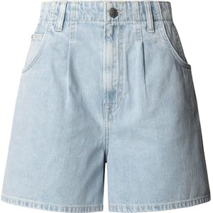 Pepe Jeans - A-line Archive - Korte Jeans - Blauw - Hoge Taille