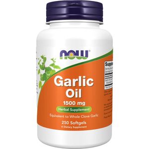 NOW Foods - Garlic Oil 1500 mg - (250 Softgels)