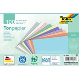 Knutselpapier folia a4 100vel 10 pastelkleuren | Pak a 100 vel