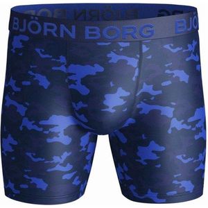 Bjorn Borg 1p SHORTS BB TONAL CAMO - Sportonderbroek performance - mannen - blauw - S