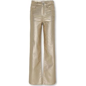 ONLY KOGJUICY WIDE METAL COATED PNT Meisjes Broek - Maat 134