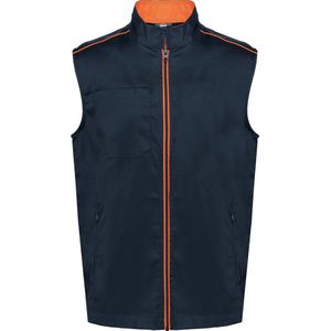 WK. Designed To Work Gilet Day To Day WK6148 - Navy / Fluorescent Orange - XXL