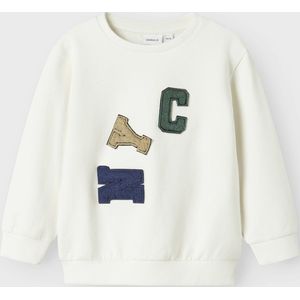 NAME IT - NMMNOTUS - Sweatshirt - Blauw - Geel - Groen - Wit