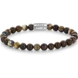 Rebel & and Rose - Armband - Autumn Rocks - 6mm - RR-60126-S Unisex