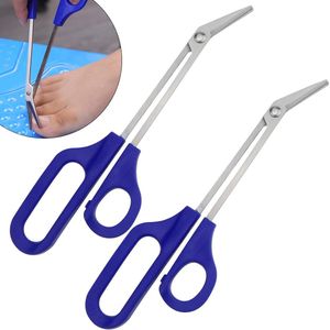 2-pack teennagelknippers met lange steel - Senioren - Teennagelriemschaar - Teennagelknipper - Schaar van roestvrij staal voor zwangerschap - Professionele nagelknipper - Nagelschaar - Teennagelknipper