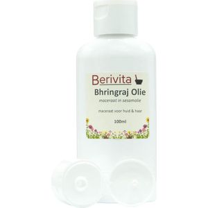 Bhringraj Olie 100ml - Taila - Maceraat Eclipta Alba Bladeren - Huid en Haar