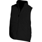 SOLS Warm Unisex Gewatteerd Bodywarmer Jasje (Zwart)