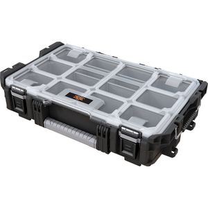 Keter Pro Gear Clear Organizer Gereedschapskoffer - 56x34,5x12,8 - Zwart/Grijs