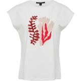 COMMA - Shirt - Nude - Navy - Hemelsblauw - Wit