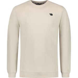 Ballin Amsterdam - Heren Slim fit Sweaters Crewneck LS - Sand - Maat XL