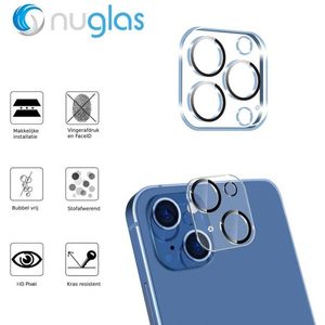NuGlas Camera Lens Protector voor iPhone 15 / 15 Plus - Tempered Glass - Beschermglas