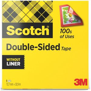 Plakband dubbelzijdig Scotch 12mmx33m