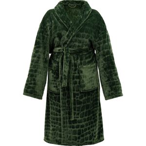 Melli Mello - Be My Baby - Badjas Unisex - Zacht Croco-Print - 2 Zakken - Polyester