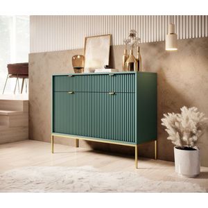 Meubella - Dressoir Navil 2 - Groen - 104 cm