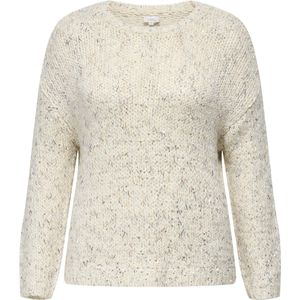 ONLY CARMAKOMA - CARWINTER LS SEQUINS O-NECK KNT - Gebreide Pullover - Dames