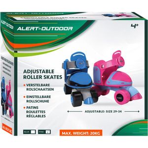 Alert Inline-Skates Verstelbare Rolschaaten Roze Maat 29-35