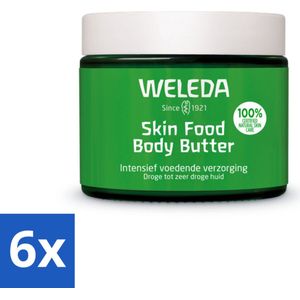 WELEDA - Body Butter - Skin Food - Droge huid - 150 ml - Voordeelverpakking - 6 stuks