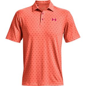 Under Armour Playoff Polo 2.0-Electric Tangerine / / Knock Out