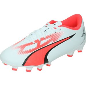 PUMA ULTRA PLAY FG/AG Jr Kinder Sportschoenen - Wit/Zwart/Roze - Maat 34