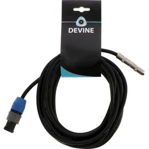 Devine SPE116/5 speakerkabel vergrendelbare connector-6.35mm jack female 5m