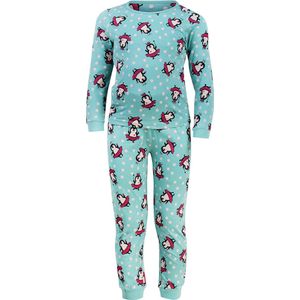 Meisjes pyjama met all over print Pinguïns 110/116