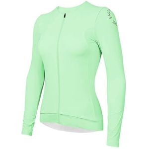 Dames lange mouwen fietsshirt, ademend en elastisch met 4 zakken