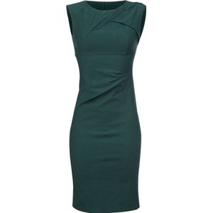 Voodoo Vixen Claudette Dames Medium-lengte jurk - petrol - S