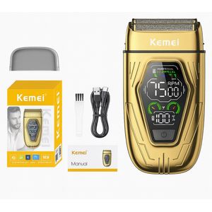 Kemei - Shaver - Scheerapparaat New - Scheren - Gold Edition - Scheerapparaat Mannen - Scheerapparaat