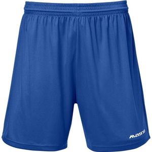 Masita | Sportbroek Dames & Heren Short Lima Sportbroek kort zonder binnenslip Sportshort - 100% Polyester Soepele Stof Vochtregulerend - Royal Blauw - 128