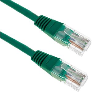 BeMatik - 1 m groene Cat.5e UTP Ethernet-netwerkkabel