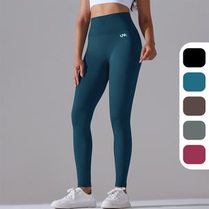 UNA - Sportlegging dames - Sportkleding dames - Sportbroek dames - Yoga Kleding Dames - Scrunch - Tiktok - Squat proof - High waist - Shapewear - Groen - Blauw Maat M