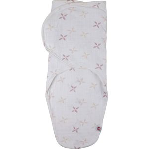 Lodger - Handige inbakerslaapzak - Rekbaar & Veilig met Klittenband - Vanaf geboorte tot 4M