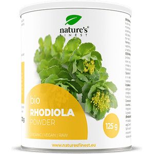 Nature's Finest Rhodiola poeder (Rozewortel) Bio | Anti-stress kruid, 100% biologisch