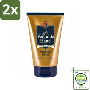 Vergulde Hand Aftershave Balsem 100 ml - Voordeelverpakking - 2 stuks - Aftershave balsem - Huid verzorging