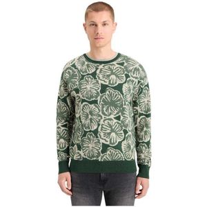 Scotch & Soda - Jacquard Trui - Heren - Regular Fit - 100% Merinowol