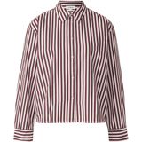 Blouse - Katoen - Vrouwelijk - Relaxte Pasvorm - Fijne Strepen