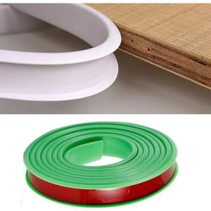 Kantenband, meubelrandafwerking U-vormig TPE randbescherming, kantenband, houtrandafwerking, geschikt voor kasten, garderobekasten, tafelbladen en speciale vormen - groen 5m×20mm