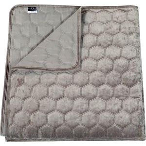 Unique Living - Bedsprei Peggy 170x220cm light grey