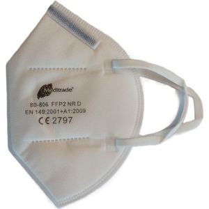 Respima FFP2 NR mondmasker 10 stuks | Wit | Gelijk aan KN95 | individueel verpakt