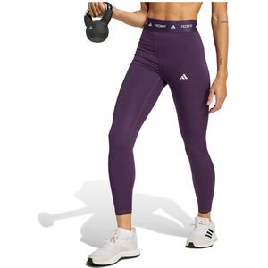 adidas - TECHFIT 7/8 Leggings - Zwart - Hoge Taille - Compressie Ondersteuning