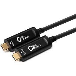 Microconnect USB3.1CC10OP USB-kabel USB 3.2 Gen 1 (3.1 Gen 1) 10 m USB C Zwart