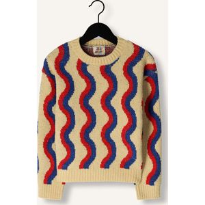 Jelly Mallow Wave Knit Sweater Truien & Vesten Jongens - Sweater - Hoodie - Vest- Multi - Maat 10-11Y
