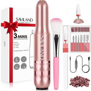 Professionele nagelschuurmachine 20.000 omw/min - Elektrische nagelvijl met instelbare snelheid voor acrylnagels en gelnagels