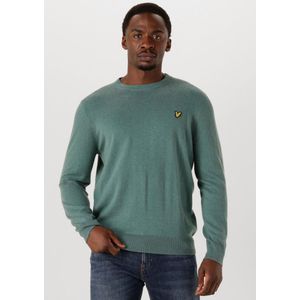 Lyle & Scott - Cotton Merino Crew Neck Jumper - Groen - Trui