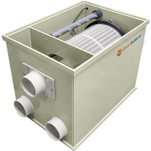 Koi - Pro Drum 30.000 - Trommelfiltersysteem - Geschikt voor Vijvers tot 20.000 Liter - Ingebouwde 40 Watt UVC-Lamp