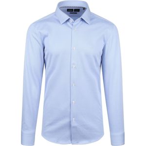 BOSS - Overhemd Blauw - Heren - Maat 45 - Slim-fit