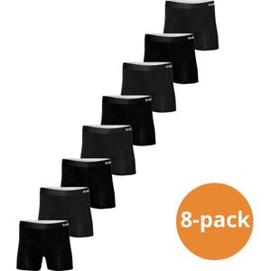 Apollo - Bamboe Boxershorts - Zwart - 8-pack