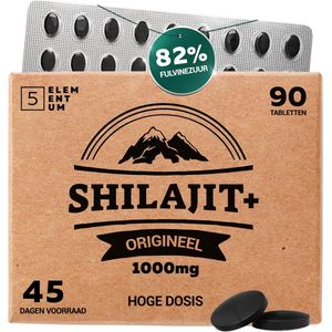 Shilajit - 1000 mg - Tabletten - 100% Natuurlijk - Himalaya