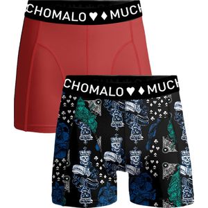 Muchachomalo-2-pack onderbroeken voor mannen-Elastisch Katoen-Boxershorts - Maat XL