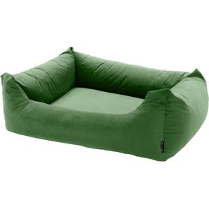 Madison Velours Dog Bed  Groen L